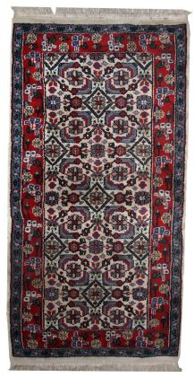 Tapis vintage Indien Agra fait main, 1C377