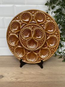 Plat coquillage en faïence Longchamp