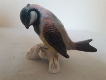 Ancien oiseau en porcelaine / Collection déco vintage