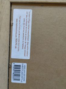 Jolie tableau de provençal reproduction en Marouflage