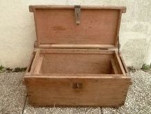 caisse  en  bois , vintage