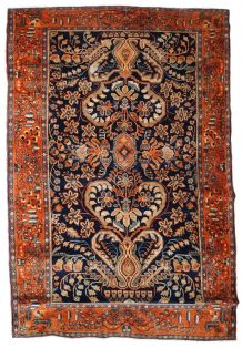 Tapis ancien Persan Sarouk fait main, 1B782