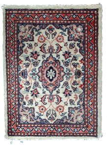Tapis vintage Indo-Tabriz fait main, 1C749