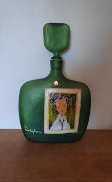 carafe verte "La Modigliani" made in Italy
