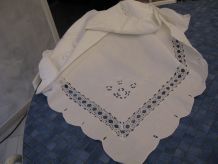 nappe  ancienne et serviettes