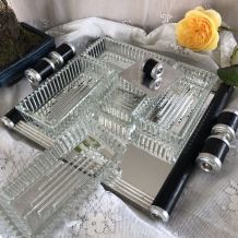 Plateau de service apéritif Art Déco