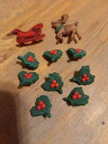 Boutons de Noël 