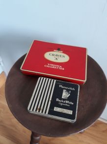 boite de cigarettes Craven A et Marcowitch