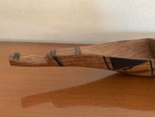 Pirogue africaine en bois 45 cm