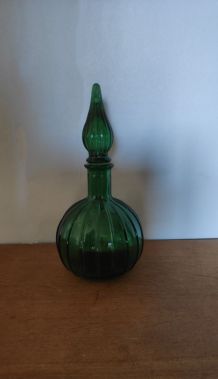 carafes vertes avec bouchon d'origine