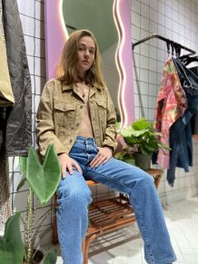 CALVIN KLEIN - VESTE EN VELOURS CÔTELE