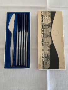 6 couteaux de table en inox AZTEC de Norsk Stalpress