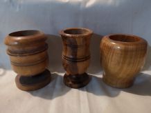 LOT 3 Anciens mortiers en bois sans les pilons