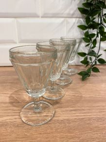 Set de 4 verres à vin bistrot