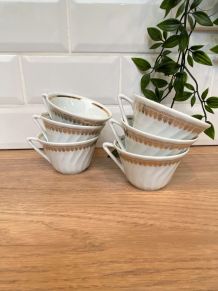 Set de 6 tasses à café Chauvigny F. Deshoulières