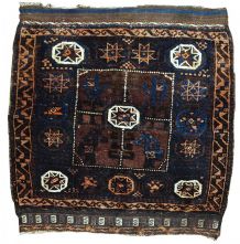 Tapis ancien Afghan Baluch fait main, 1C396