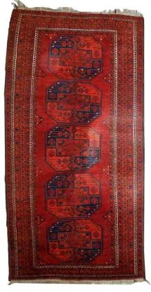 Tapis vintage Afghan Ersari fait main, 1C406