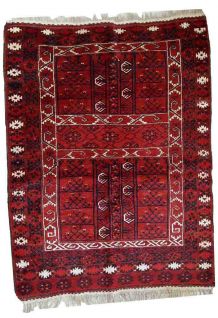 Tapis vintage Turkmène Engsi fait main, 1C431