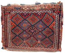 Tapis ancien Persan Kurdish fait main, 1C451