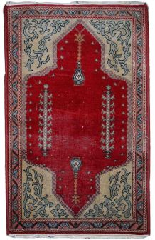 Tapis ancien Turc Konya fait main, 1C500