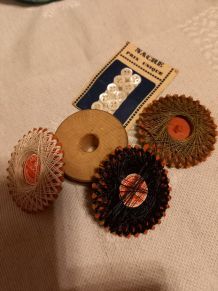 Bobines fils vintage 