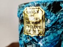 Tasses Pots Vase Emaux des Glaciers Cyclope Exojet-années 60