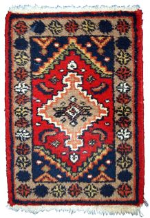 Tapis vintage Persan Hamadan fait main, 1C755