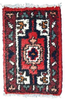 Tapis vintage Persan Hamadan fait main, 1C759