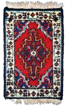 Tapis vintage Persan Hamadan fait main, 1C761