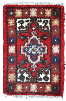 Tapis vintage Persan Hamadan fait main, 1C762