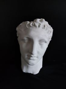 applique buste en plâtre