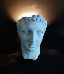 applique buste en plâtre