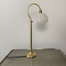 ANCIENNE LAMPE DE BUREAU COL DE CYGNE VINTAGE 