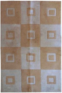 Tapis vintage Chinois Moderne fait main, 1C517