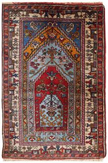 Tapis vintage Turc Konya fait main, 1C528