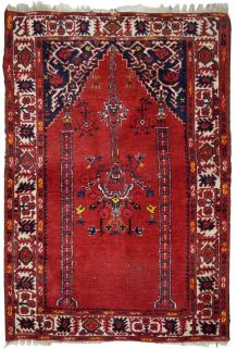 Tapis ancien Turc Anatolian fait main, 1C563