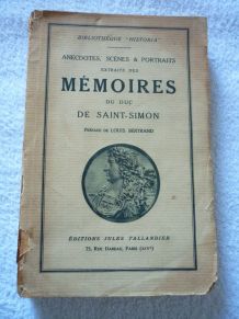 Mémoires du Duc de Saint-Simon - 1925