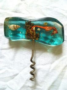 tire bouchon ancien résine inclusion