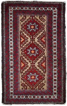Tapis vintage Afghan Ersari fait main, 1C592