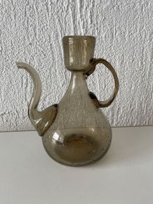 Flacon "théière" - Verrerie de Bendor