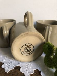 3 mugs, vaisselle vintage