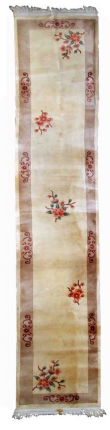 Tapis vintage Chinois Art Deco fait main, 1C622