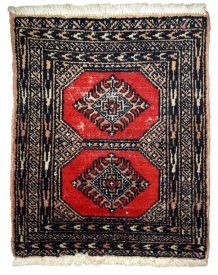 Tapis vintage Pakistanais Lahore fait main, 1C635