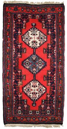 Tapis vintage Persan Hamadan fait main, 1C640