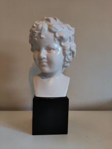 buste jeune garçon en céramique