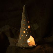 Photophore de créatrice. Fait main.