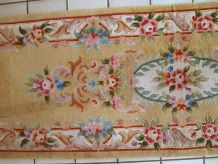 Tapis vintage Chinois Art Deco fait main, 1C665