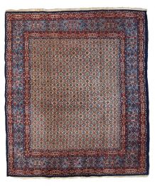 Tapis vintage Persan Nain fait main, 1C683