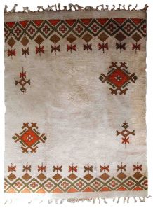 Tapis vintage Marocain Berber fait main, 1C693