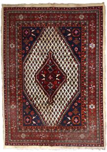 Tapis vintage Persan Hamadan fait main, 1C695